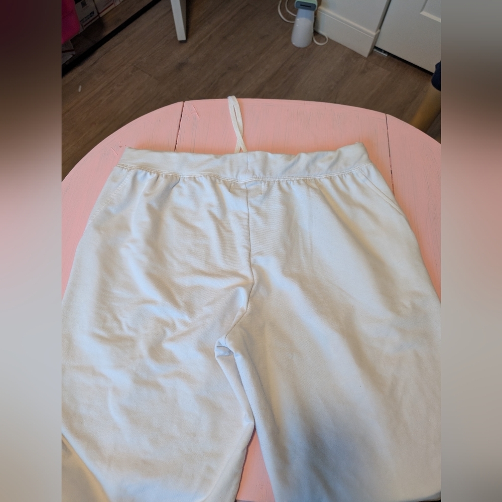 GreenTea Cream Colored Casual Pants Activewear/Loungewear Size XL